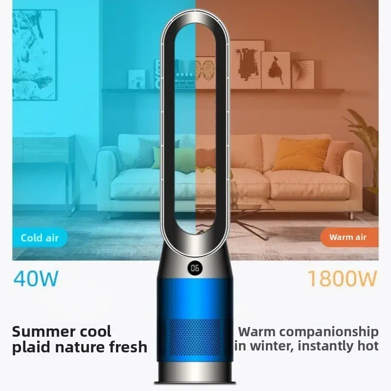 42 Inch Cooling And Heating Fan Adjustable Thermostat Control Energy Saving eco Mode Low Noise Bedroom Fan Remote Control