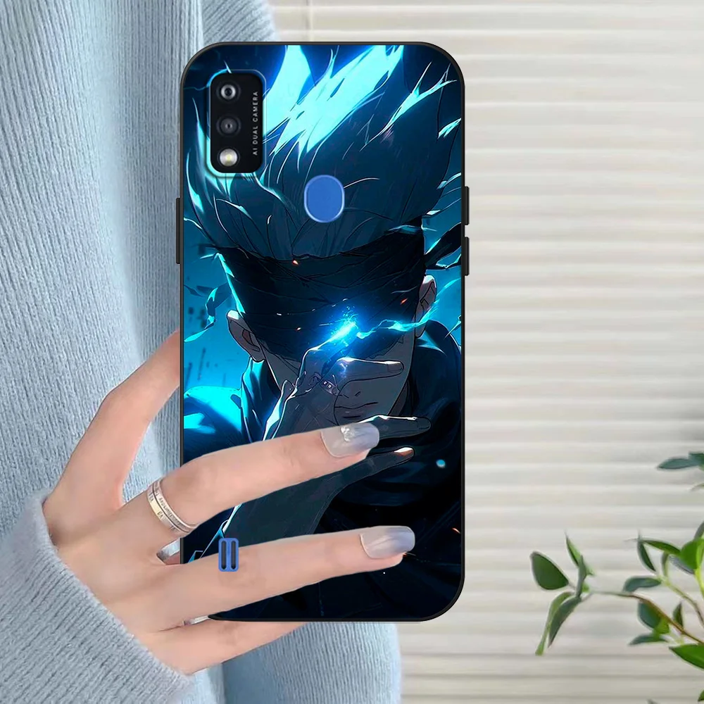 Black Tpu Case For ZTE blade A3 A5 A7 2019 A31 lite plus A51 A71 A7S V2020 L210 L8 smart vita 2022 v30 fantasy anime