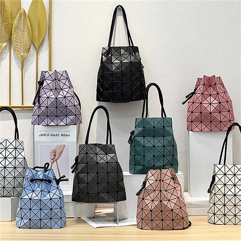 

1Pcs Handbags Bags For Women 2025 Designer Luxury Tote Bucket Bag Fashion Geometric Crossbody Shoulder Messenger Hand Bag