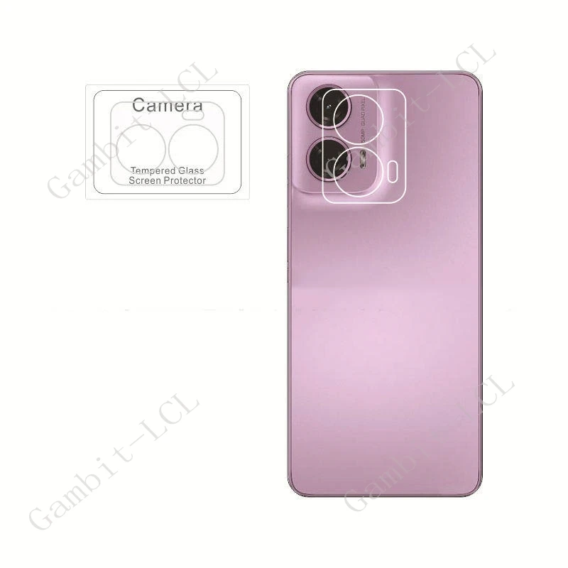 2PCS 3D Camera Lens Tempered Glass For Motorola Moto E13 G24 G53 G54 5G Power G23 G13 G14 G84 G73 Back Protector Cover Film