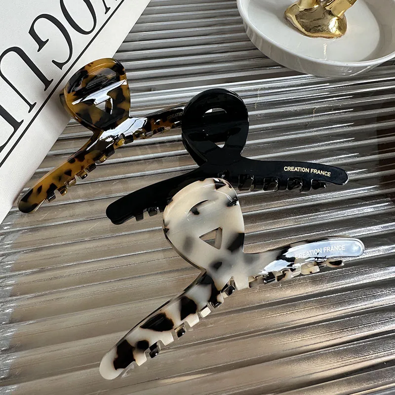 كوريا الموضة 13 سنتيمتر سرطانات الشعر الكبيرة للفتيات والنساء خلات مخلب شعر لإكسسوارات الشعر أوبدو #1