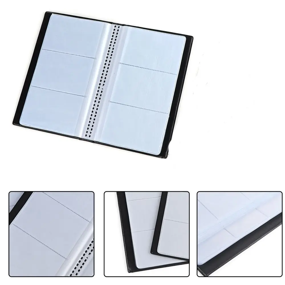 Simple ID Card Bank Cards Large Capacity Water-proof Leather Card Bits Business Cards Organizer Card Holder Storage Bag