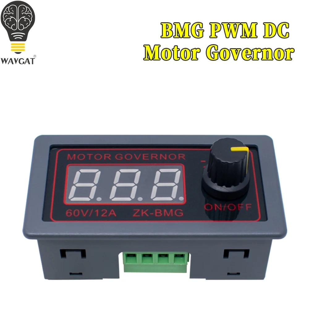 ZK-BMG DC5-30V/9-60V PWM DC Motor Governor Adjustable Speed Encoder Digital Display Duty Cycle Maximum Frequency 15A/20A