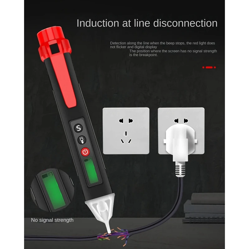 Bolígrafo eléctrico de inducción para el hogar, multiusos, alta precisión, punto de interrupción, cero fuego, línea duradera