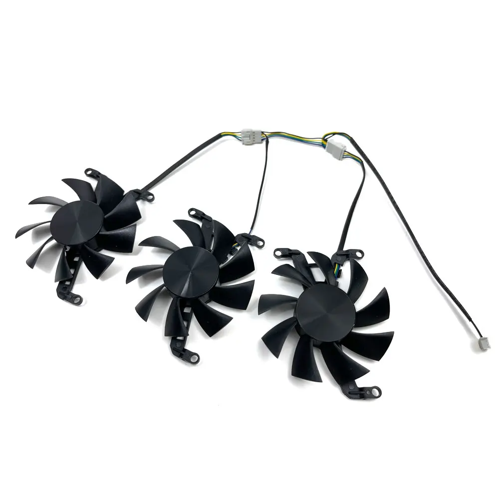 NEW 75MM RX 6600 XT、RX 6650 XT GPU FAN，For XFX SPEEDSTER QICK308 RADEON RX 6600 XT、RX 6650 XT Graphics card cooling fan