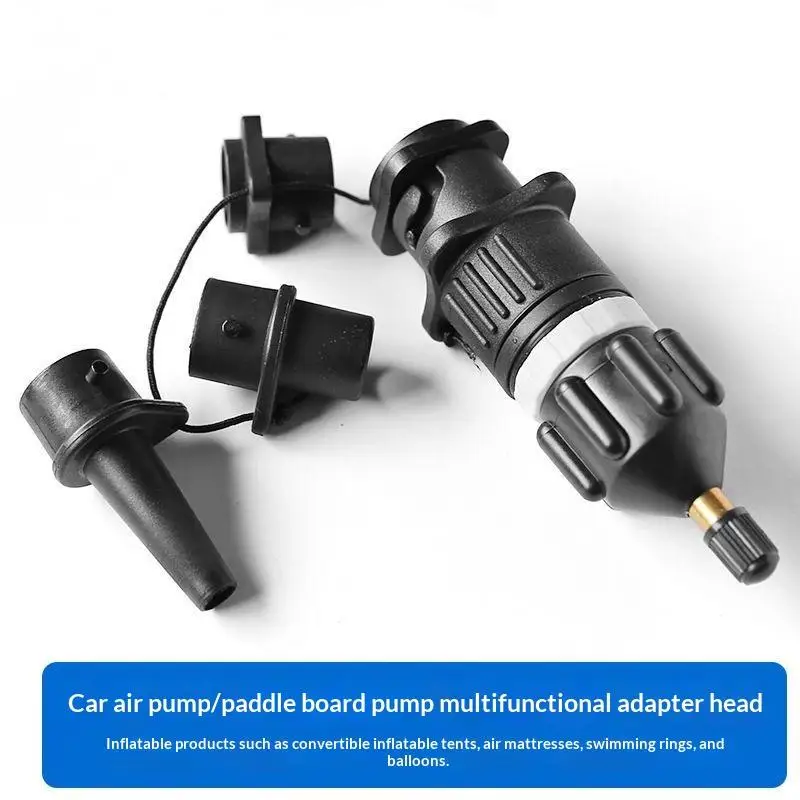 SUP Pump Adapter Inflatable Valve Connector Multi-Nozzle Kit Sturdy Leakproof Brass for Kayak Boat Paddle Board Camping Gear