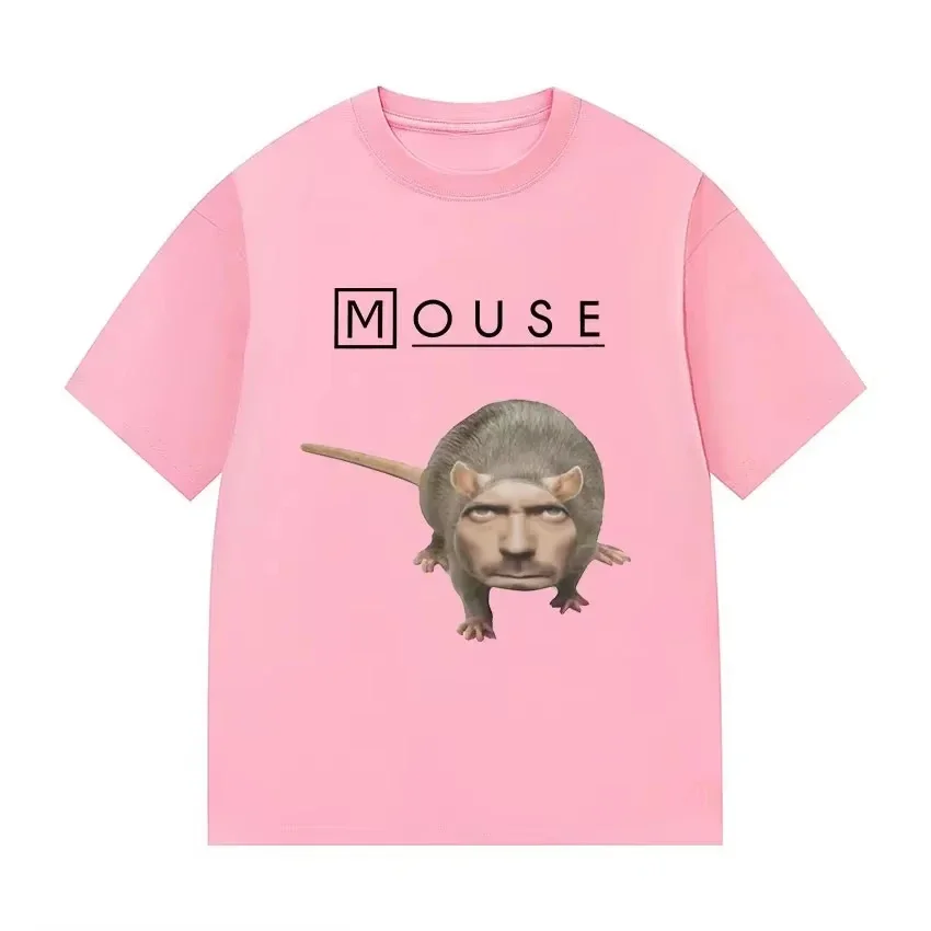 2026 House Mouse MD Funny Graphic Women's Unisex High-Quality Streetwear T-Shirts Oversized Tees Short-Sleeve Casual
