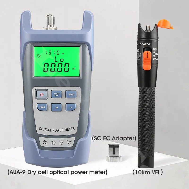 Imagem -03 - Fibra Óptica Tool Kit com Cleaver Medidor de Energia Óptica Localizador de Falha Visual Wire Stripper Skl8a 10mw 16 Pcs por Lote