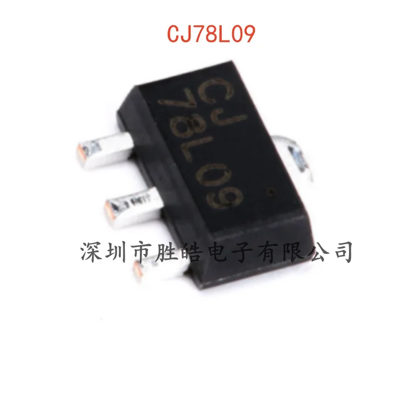 

(10PCS) NEW CJ78L09 3% 0.1A/9V/0.5W Linear Voltage Regulator Circuit Chip SOT-89 CJ78L09 Integrated Circuit
