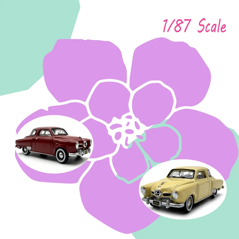 

OXFORD 1/87 Scale 1950 Bullet Nose Starlight Coupe Alloy Vintage Car Model Simulation Toy desktop Collection Gift Static Display
