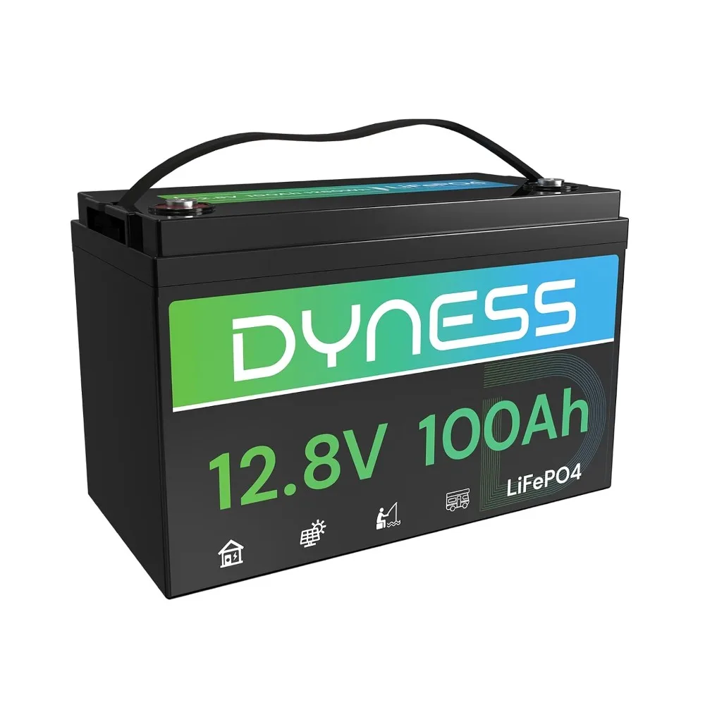 12V 100Ah LiFePO4 Battery BCI Group 31 with Low-Temp Cut-Off, 100A BMS, A+ Cell for RV Solar Off-Grid Home Storage, Custom