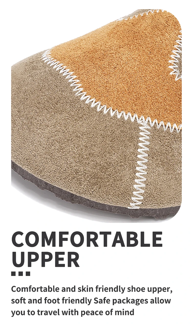 Retro-Farbblock-Mode, vielseitige Mules für Herren, Sandalen mit offenem Rücken und geschlossener Zehenpartie, bequeme Freizeit-Halbschuhe mit weicher Sohle für den täglichen Gebrauch. – Detail 3