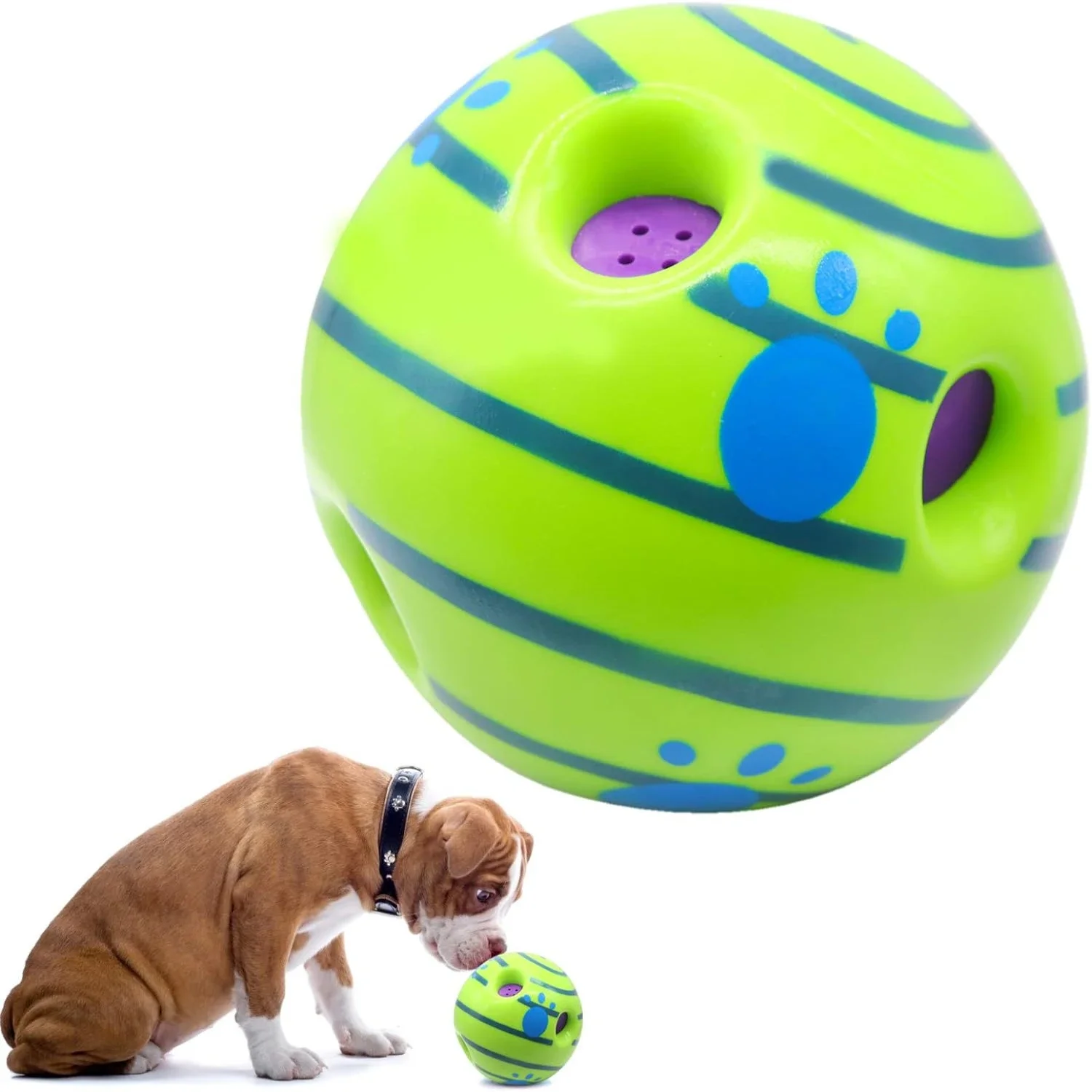 

Engaging, Exciting, and Interactive Babble Ball Toy for Small, Medium, and Large Dogs - Keep Your Furry Companion Happy, Active,