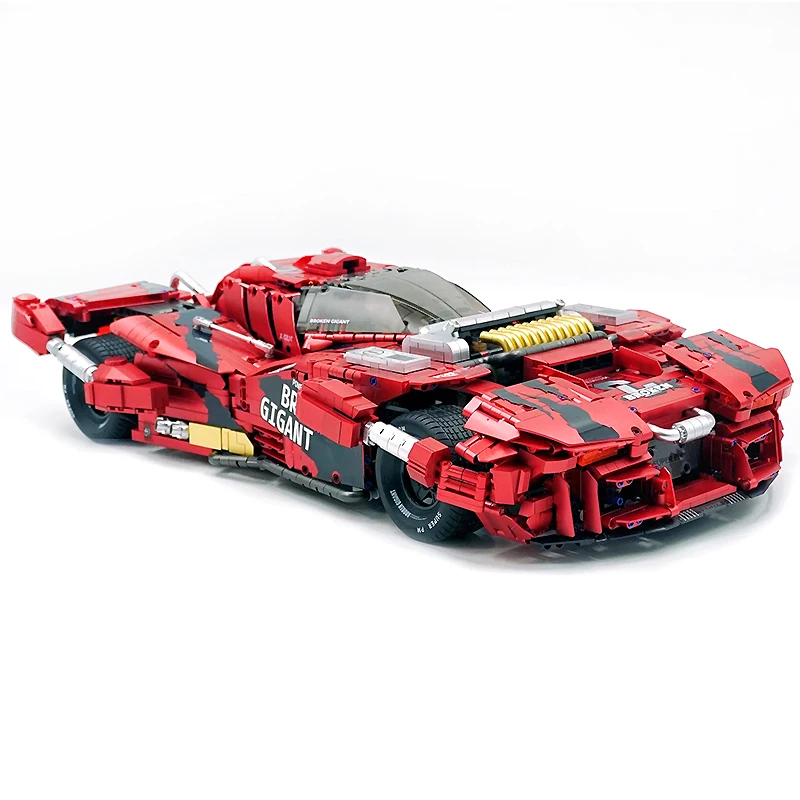 MOC Hot Style High-Tech Super Racing Sport Vehicle GULY 10619 Building Block Educational Brick Puzzle DIY Toy Christmas Gift Kid