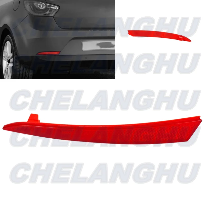 

For Seat Ibiza 4-door 2009 2010 2011 2012 Left Side Rear Bumper Reflector Car accessories 6J4945105