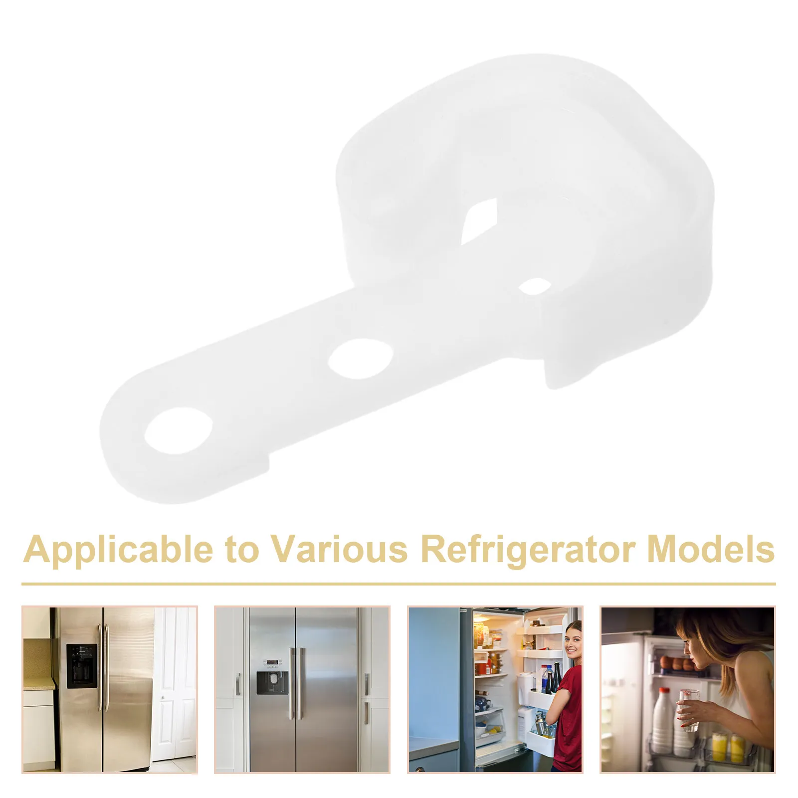 Refrigerator Door Stopper Fridge Catch Latch Clip Secure Closure Food Freshness Tool Free Installation