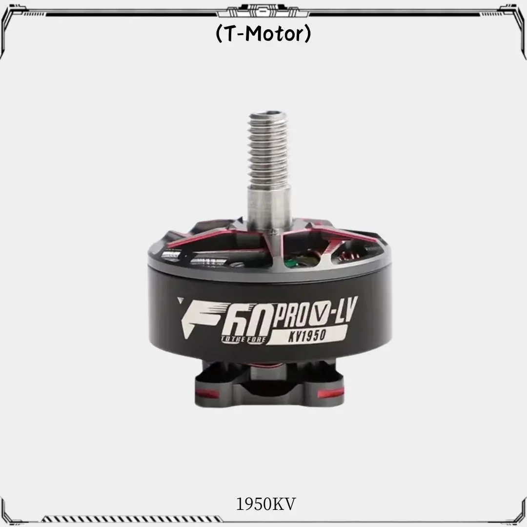 T-MOTOR F60 PRO V-LV Brushless Motor 1950KV/2020KV 5inch 5-6S Drone Motor Compatible T5146/T5147 Prop For RC FPV Racing Drone