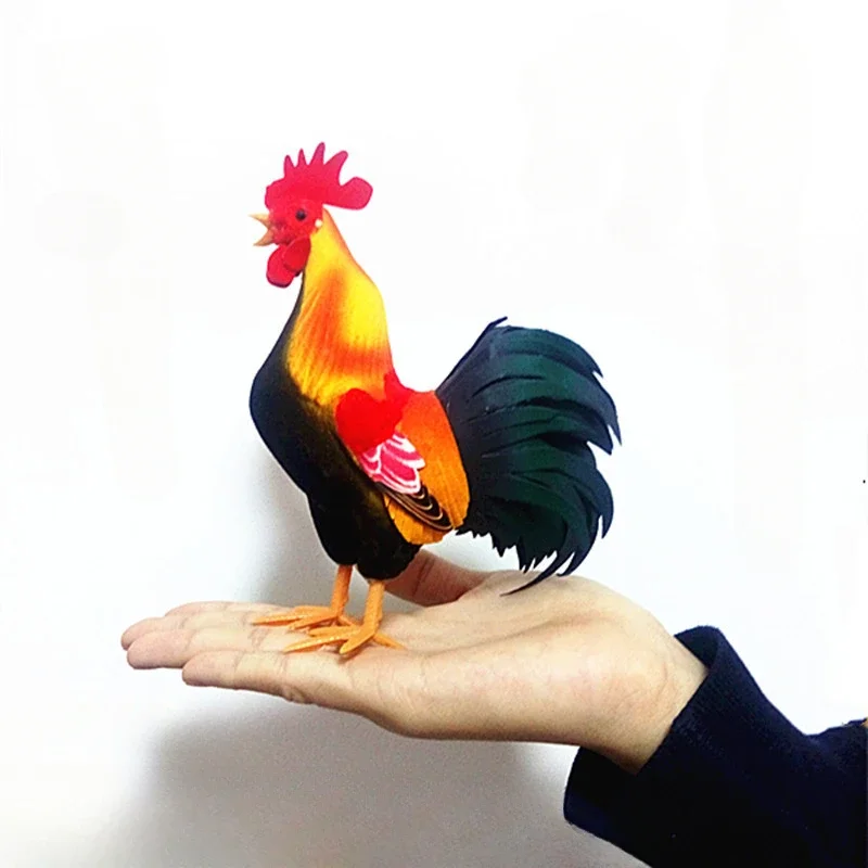 1 PC Simulation Foam Pigeon Rooster Model Fake Artificial Imitation Bird Animal for Home Garden Ornament Miniature Decoration