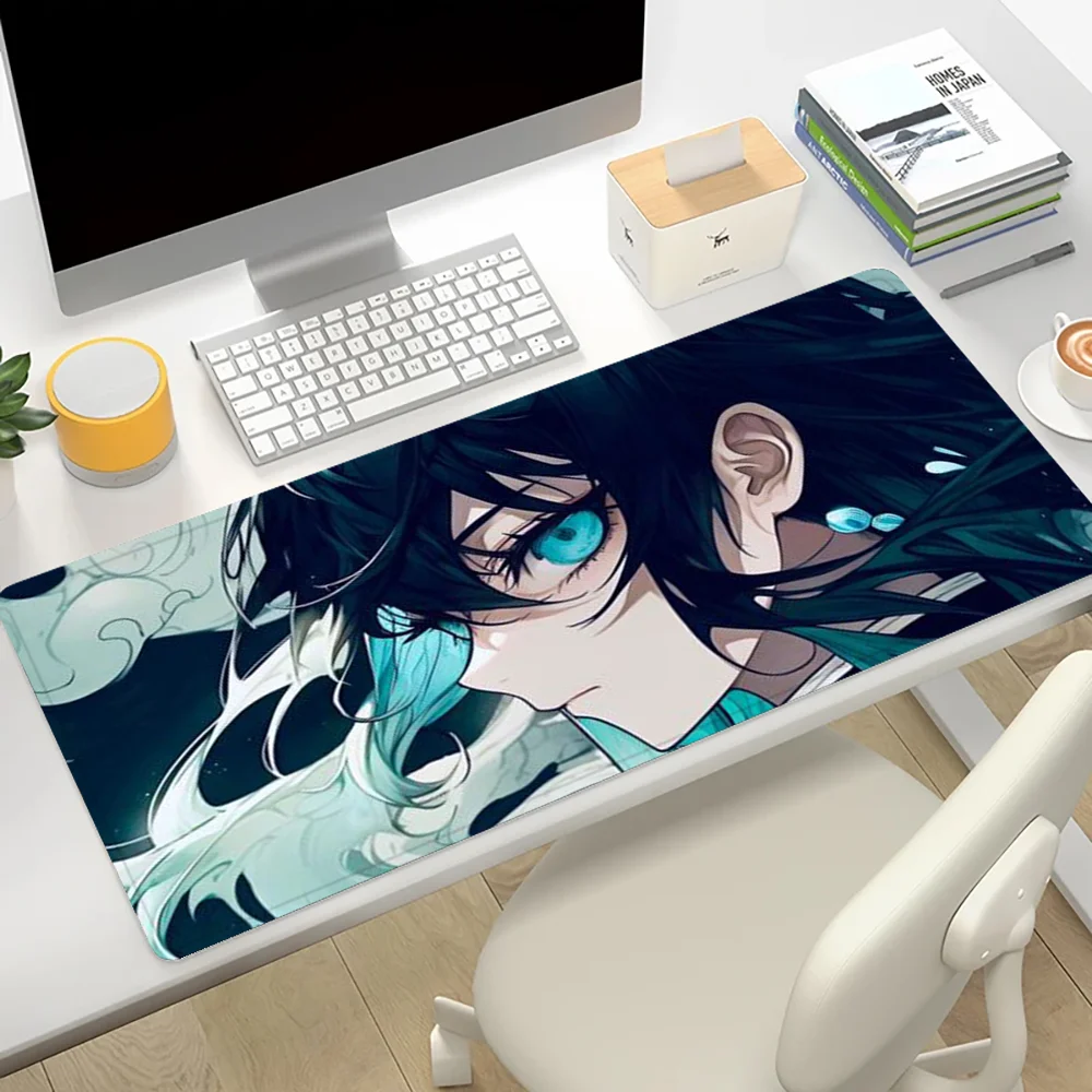 D-Demon S-Slayer M-Muichiro  Mousepad New Arrivals Large Gaming Mousepad L XL XXL Gamer Mouse Pad Size For Keyboards Mat