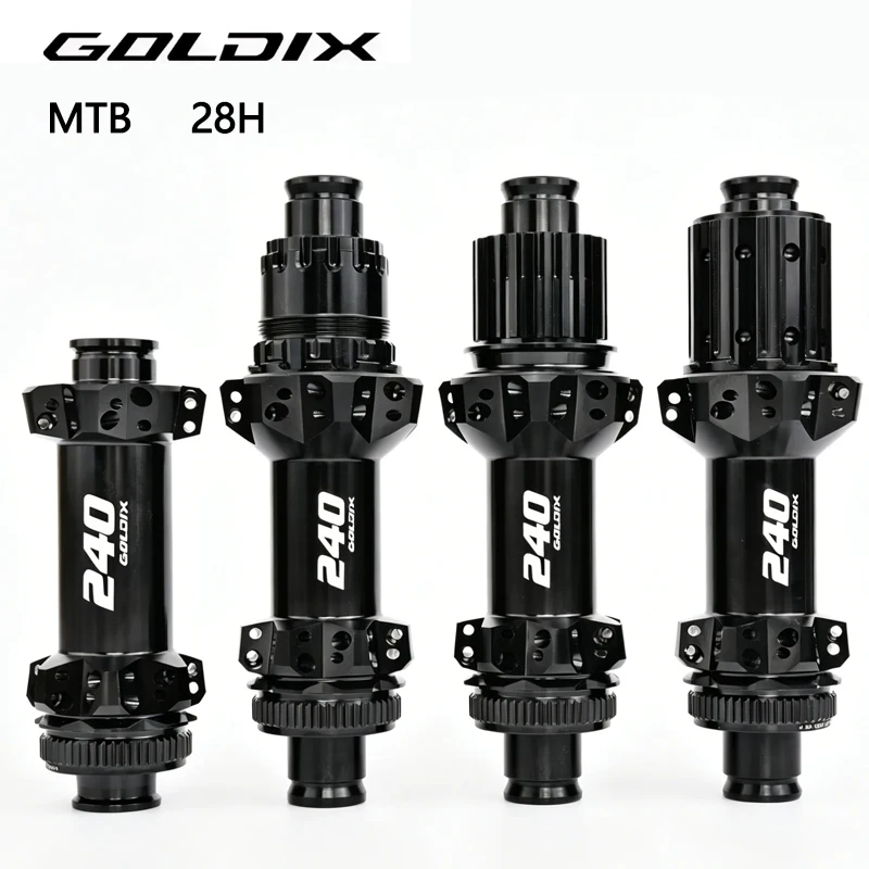 GOLDIX 240 MTB Boost Hub 36T New Ratchet 28H Straight Pull Centerlock 110x15 148x12 HG XD MS Compatible 10/11/12 Speed