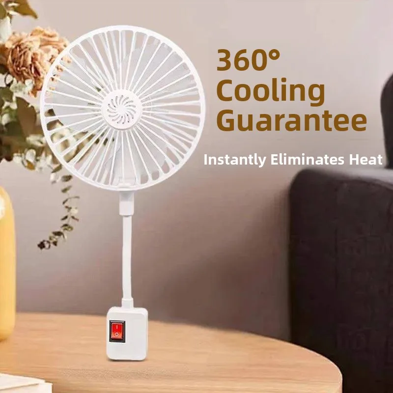 

2026 New Desktop Fan Office Quiet Home Convenient Aromatherapy Plug-In Socket Small Portable Fan for Office Workers