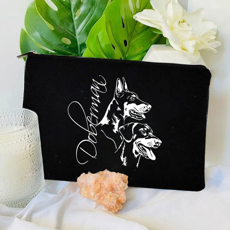 Dog Owner Party Lipstick Cosmetic Bags Halloween Dog Print Premium Girls Trip Gift Dogs Mama Clutch Evening Bag Girls Makeup Bag