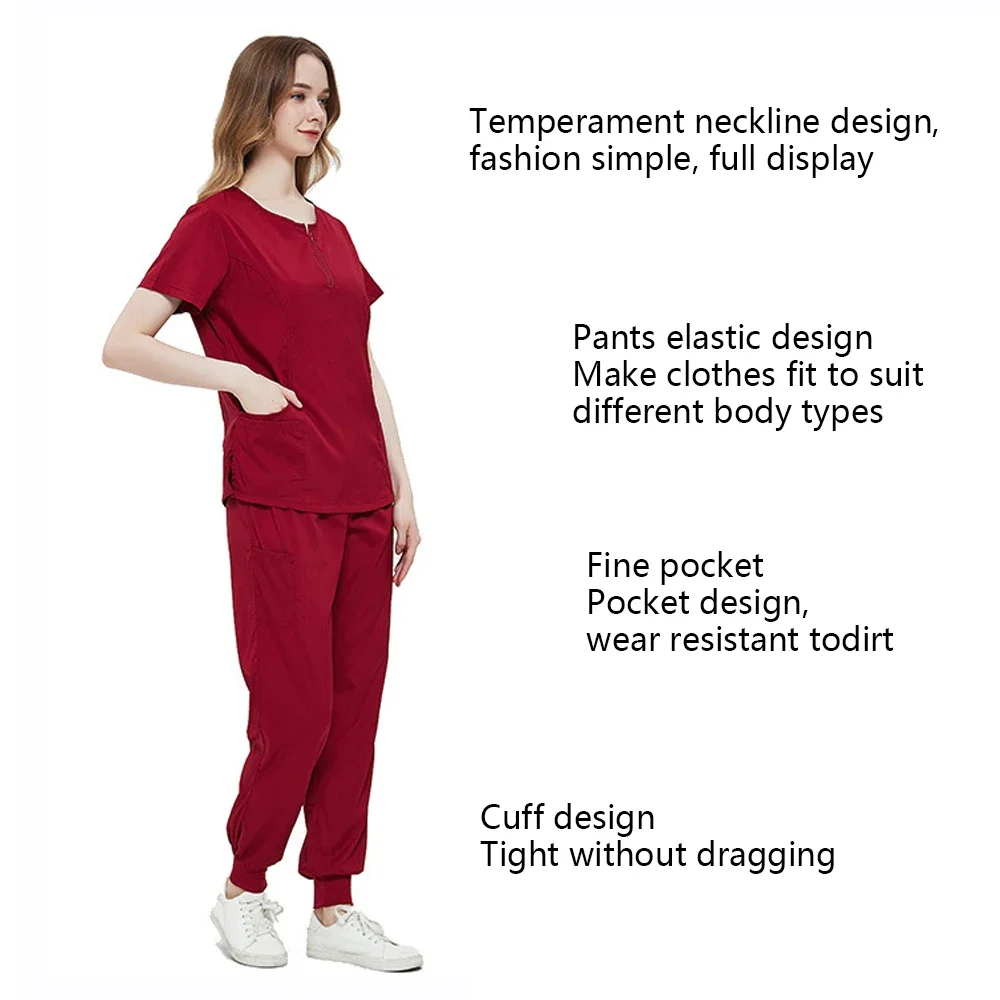 Стоматологические скрабы, женский костюм, униформа для кормления, эластичная быстросохнущая униформа для больницы, необычная униформа для женщин