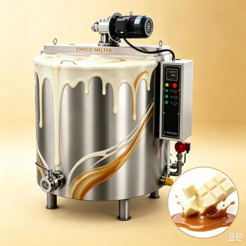 Industrial Chocolate Holding Tank Automatic Heat Preservation Chocolate Melting Equipment Stainless Steel Food Machine