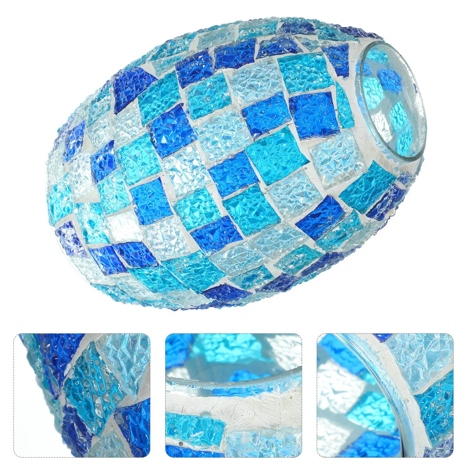 

Small Retro Glass Lamp Shade Wall Light Cover Indoor Decorative Lampshade Replacement Lamp Accessory for Hallway Study Bedroom