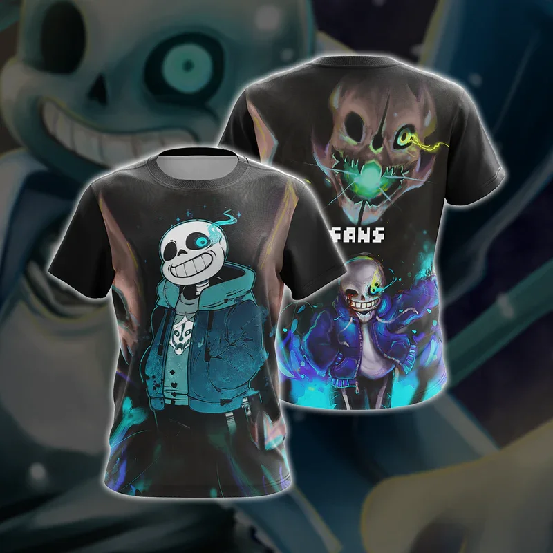 New Undertale T-Shirts Cartoon Game 3D Print Streetwear Men Women Fashion Oversized Short Sleeve T Shirt Kids Tees Tops Clothing