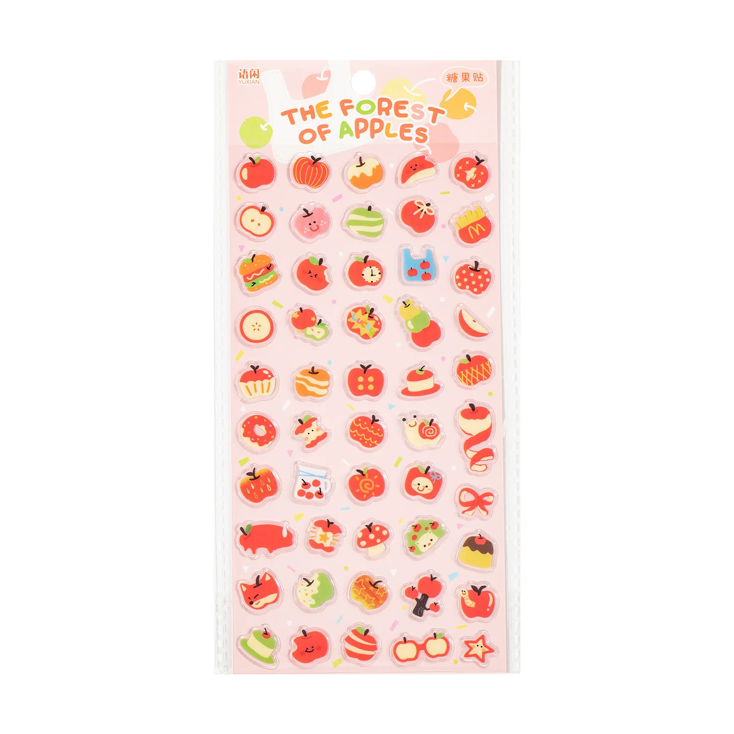 

24 компл./1 лот Kawaii наклейка для скрапбукинга Apple элемент принадлежности для скрапбукинга планировщик декоративные канцелярские наклейки для рукоделия