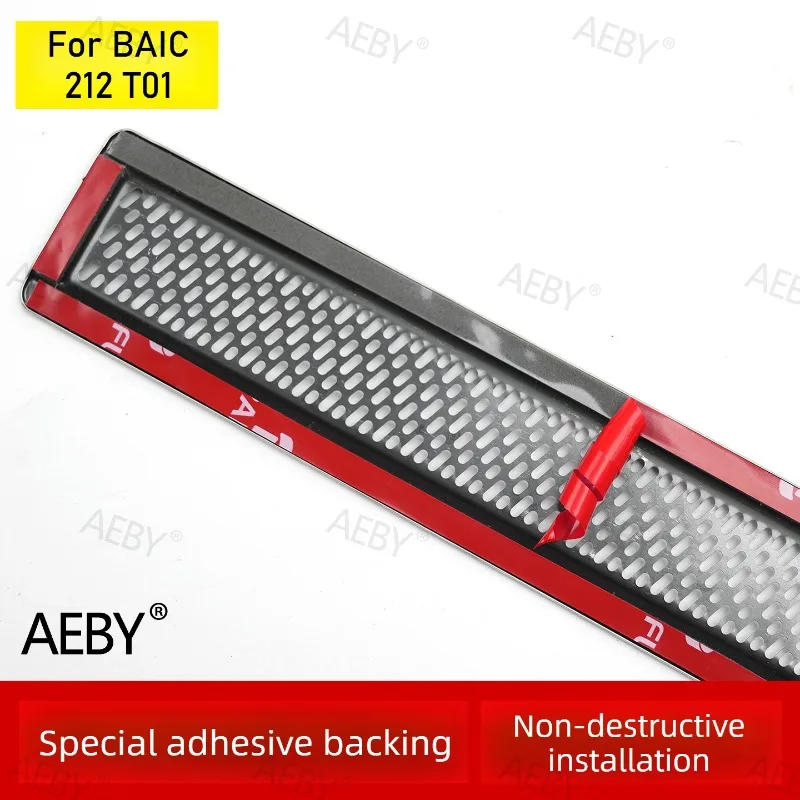 

For BAIC 212 T01 Front instrument panel air outlet cover stainless steel,sticker decoration,Anti-scratch protection,interior