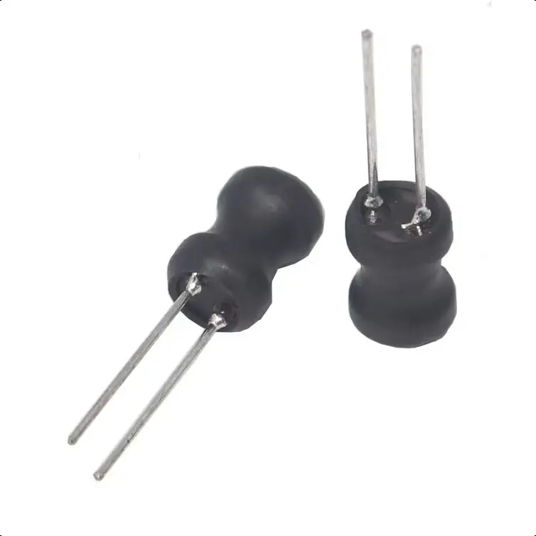 【20PCS】0608 I-shaped inductor 1UH 2.2 3.3 4.7 6.8 10UH 22 33 47 100 220 330 470 680UH DIP Power Inductor