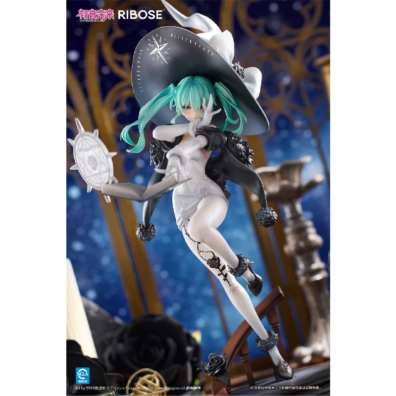 

Genuine New In Stock 25cm Original Ribose Rise Up Series 1/8 Hatsune Miku Fantasia Witch Pvc Anime Figures Model Toy Gifts