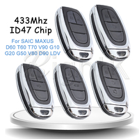 Car Remote Key 433.92Mhz for SAIC MAXUS D60 T60 T70 V90 G10 G20 G50 V80 D90 LDV ID47 Chip Replacement Smart Auto Key Fob 2 3 4 B