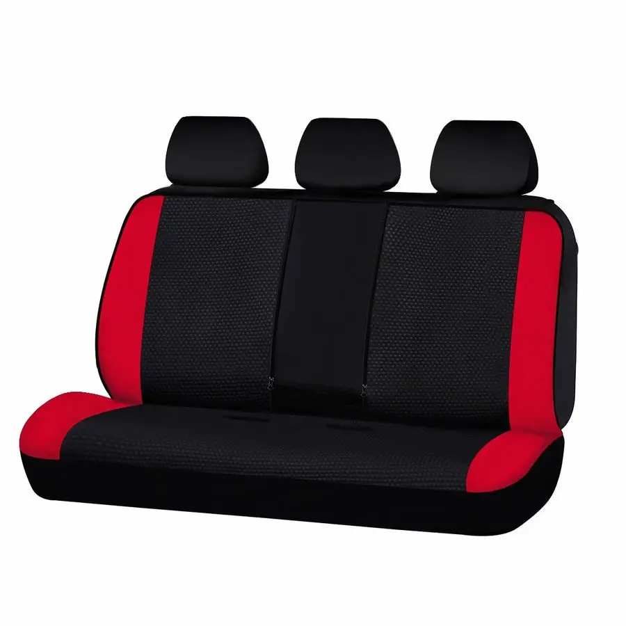 

Neoprene Rear Bench car seat Covers car seat Protectors Split 40 60 60 40 Red amp Black, Neoprene