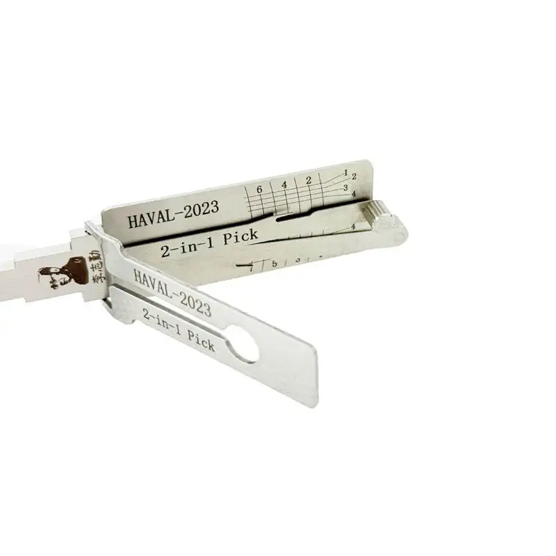 Lishi 2 in 1 HAVAL-2023 Original Lock Pick Decoder Ignition Car Door Open for Great Wall Weipai VV Haval H6 Vertical Milling