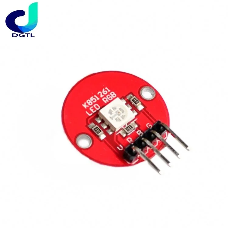 

5050 Circular Full Color LED 3 Colors Patch Sensor Module With Cables for Arduino Diy Car Kit