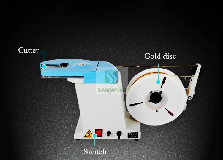 Candy Twist Tying Machine Electric Bread bag twist tie machine Gold wire binding machine gift bag gold cable sealer machine