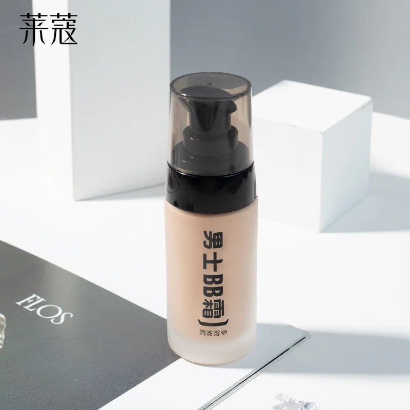 

1PC BB Cream For Men Coverage Facial Concealer Tone-Up BB Cream Foundation Wheat Natural Long-lasting Base Makeup Cosmetic 40ML