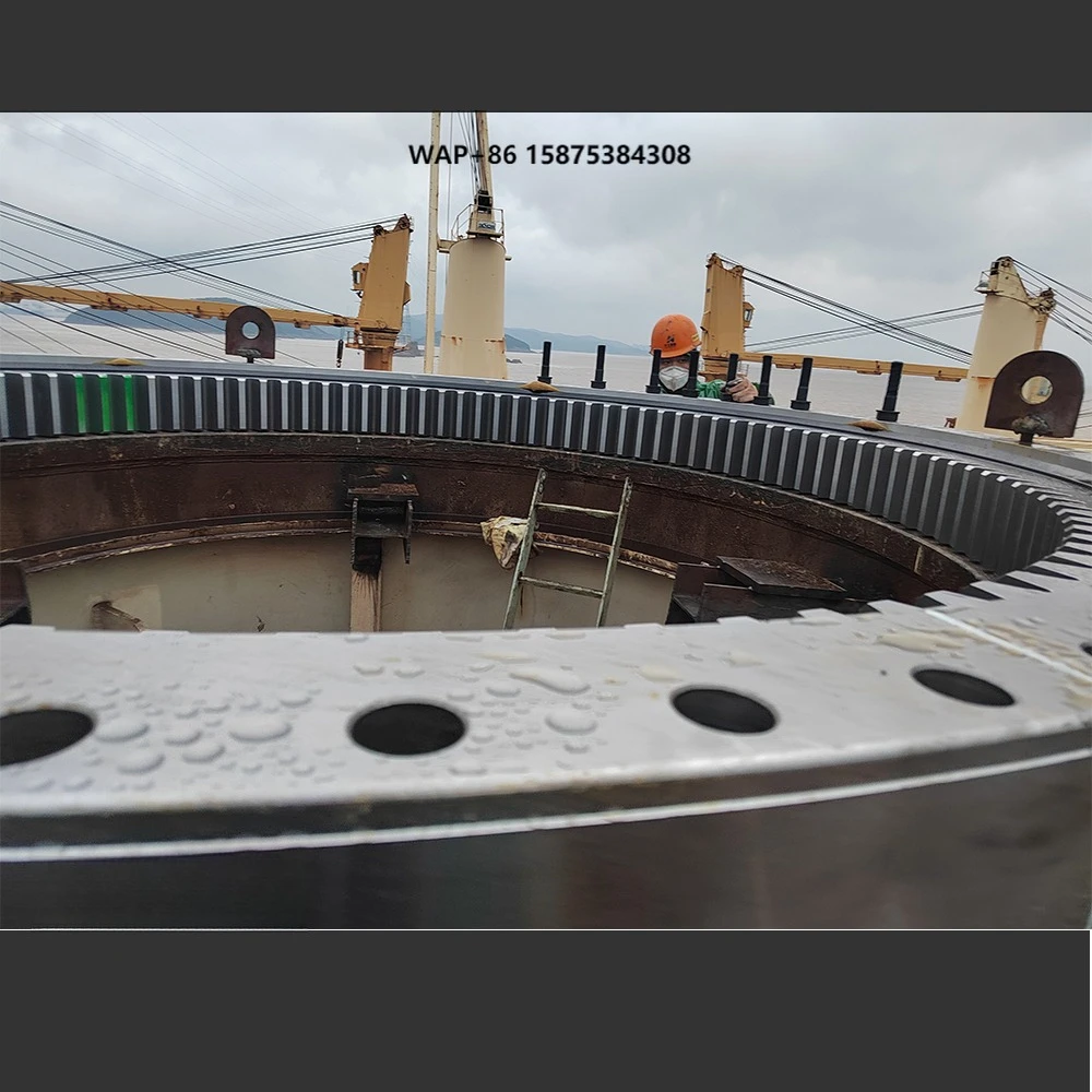 HDHS 3026 Marine Ship Deck Crane Slewing Ring Shipboard Crane Turntable Bearing