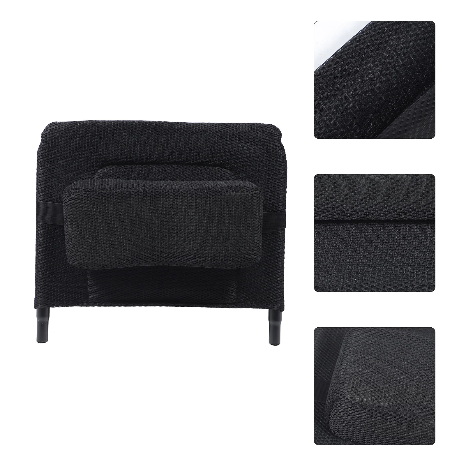 

Manual Wheelchair High Back Mesh Accessories Removable Heightening Backrest Detachable Extension Cushion Headrest Cloth Neck