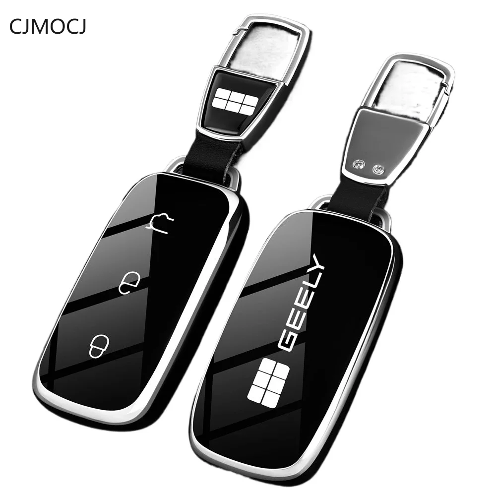 For New Geely Galaxy E5 Key Case Cover, TPU Soft Car Key Fob Shell, Shockproof Luxury Smart Keychain, Geely Galaxy Accessories