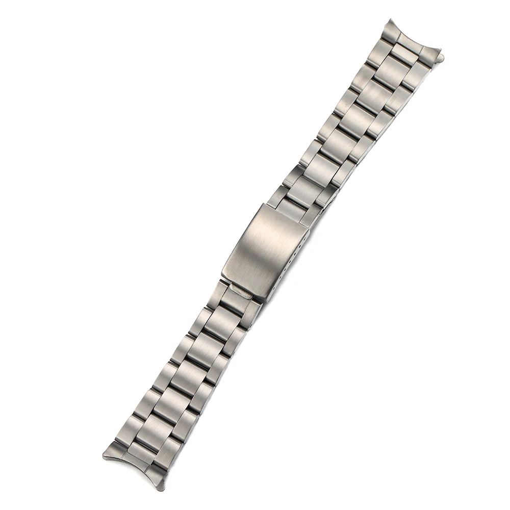 

20mm 316L Stainless Steel Brush Oyster Dive Watch Bracelet Band Strap Fit For RLX