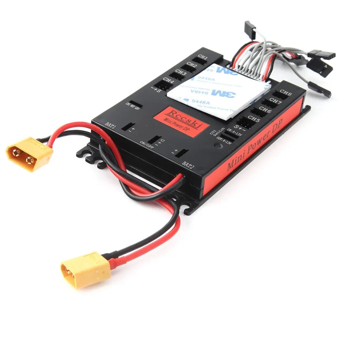 

Power Mini 2102# DP Servo Section Board Integrated CDI Remote Cut off For Gas Fixed Wing Plane Servo Power Distributorv