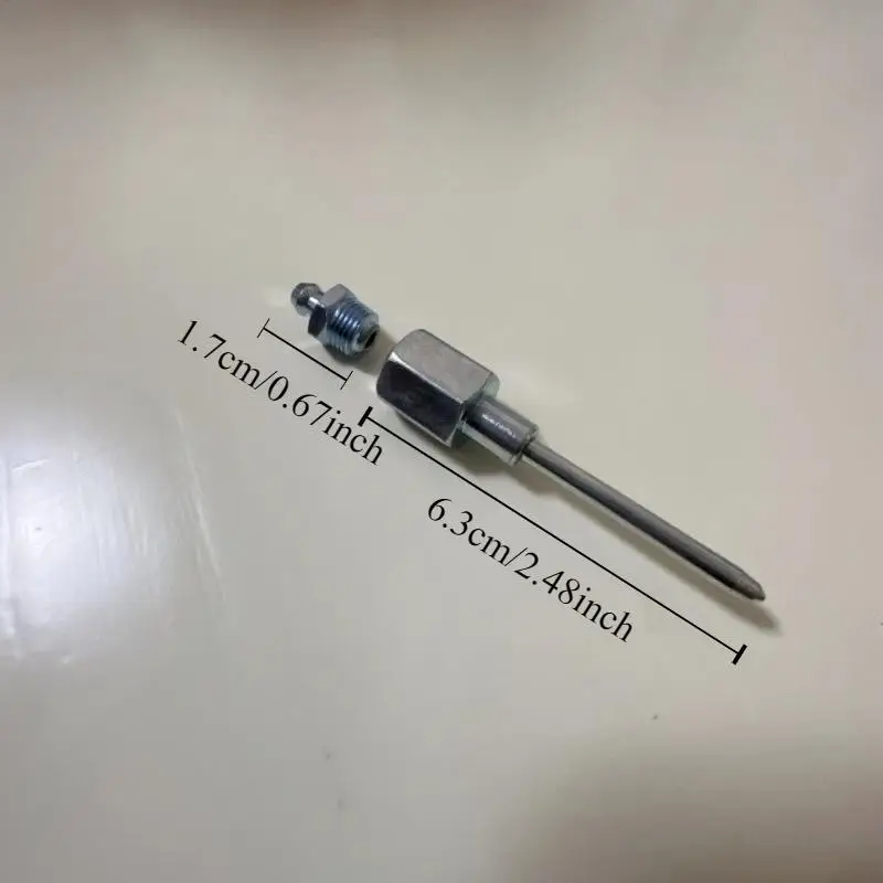 1pc Needle Type Grease Nozzle for Precision Lubrication Narrow Pointed Accessory