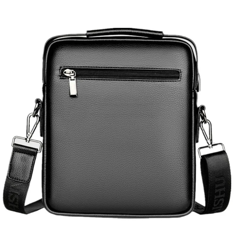 Imagem -02 - Homem Bolsa de Ombro Moda Ombro Mensageiro dos Homens Bolsas Couro Escritório Trabalho Negócios para Bolsa Crossbody Bolsas Portafolio 2023