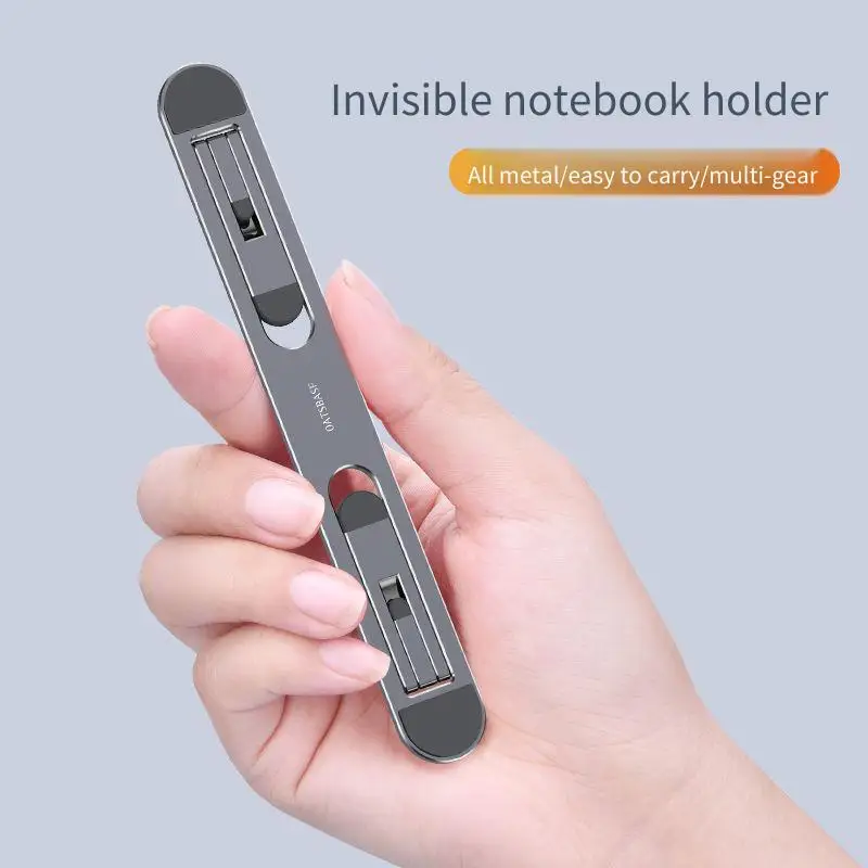 Laptop stand, suspended heat dissipation base, desktop bracket, height-increasing stand, aluminum alloy portable stand