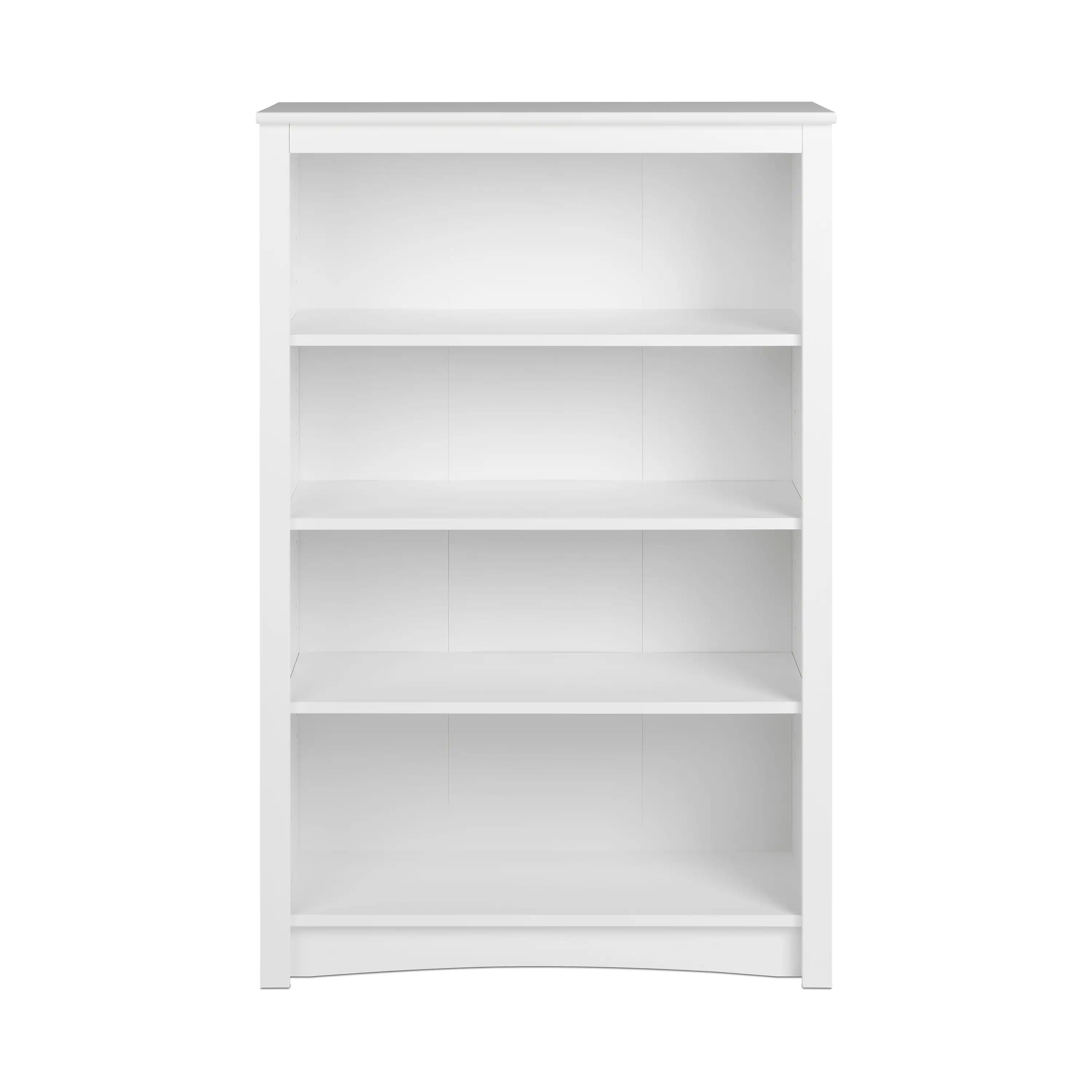 

Prepac Home Office 4-Shelf Standard Bookcase with Laminate Finish, White