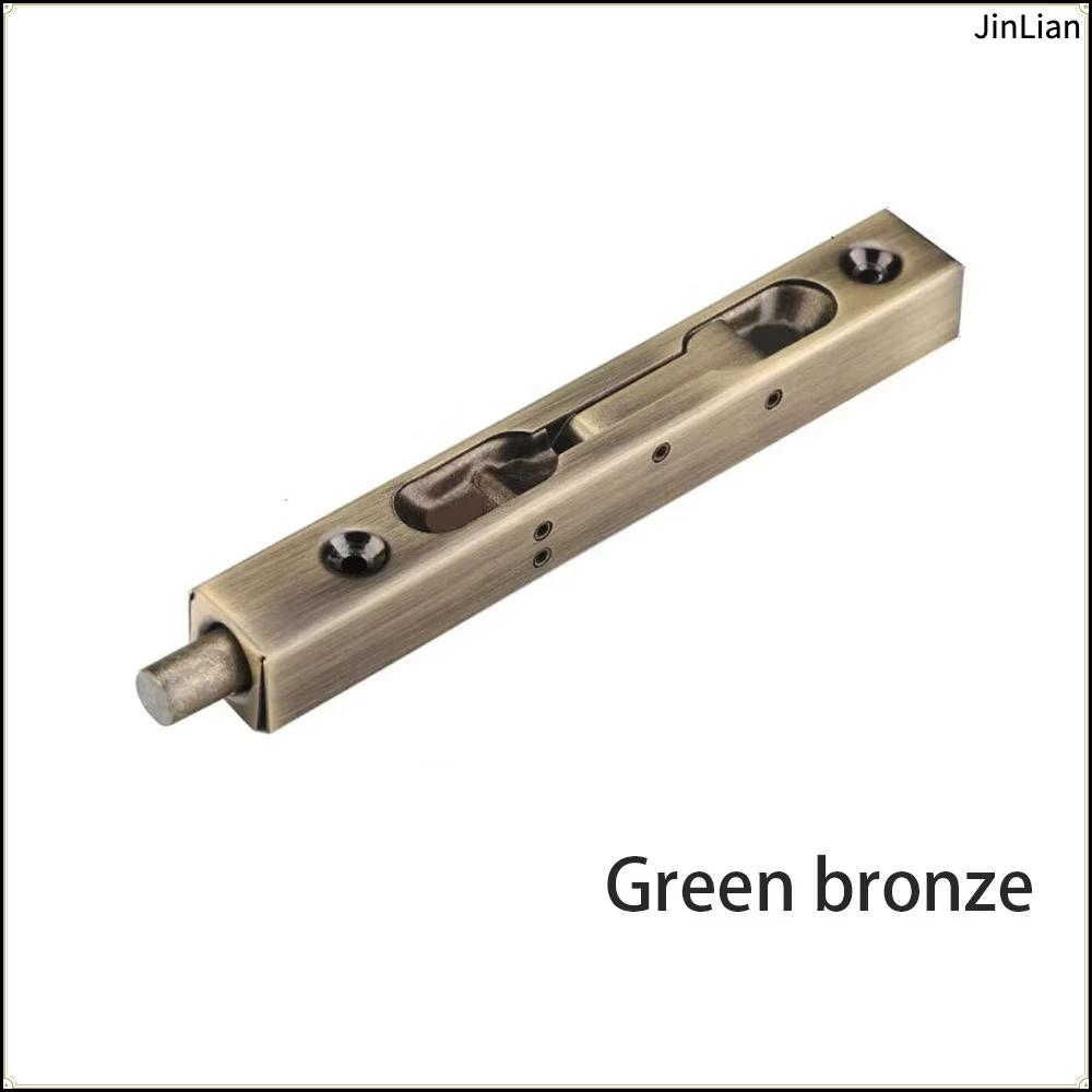 6/8/10/12 inch Stainless Steel Hidden Door Bolt Security Guard Latch Sliding Anti-Theft Door Latches Buckles Hardware